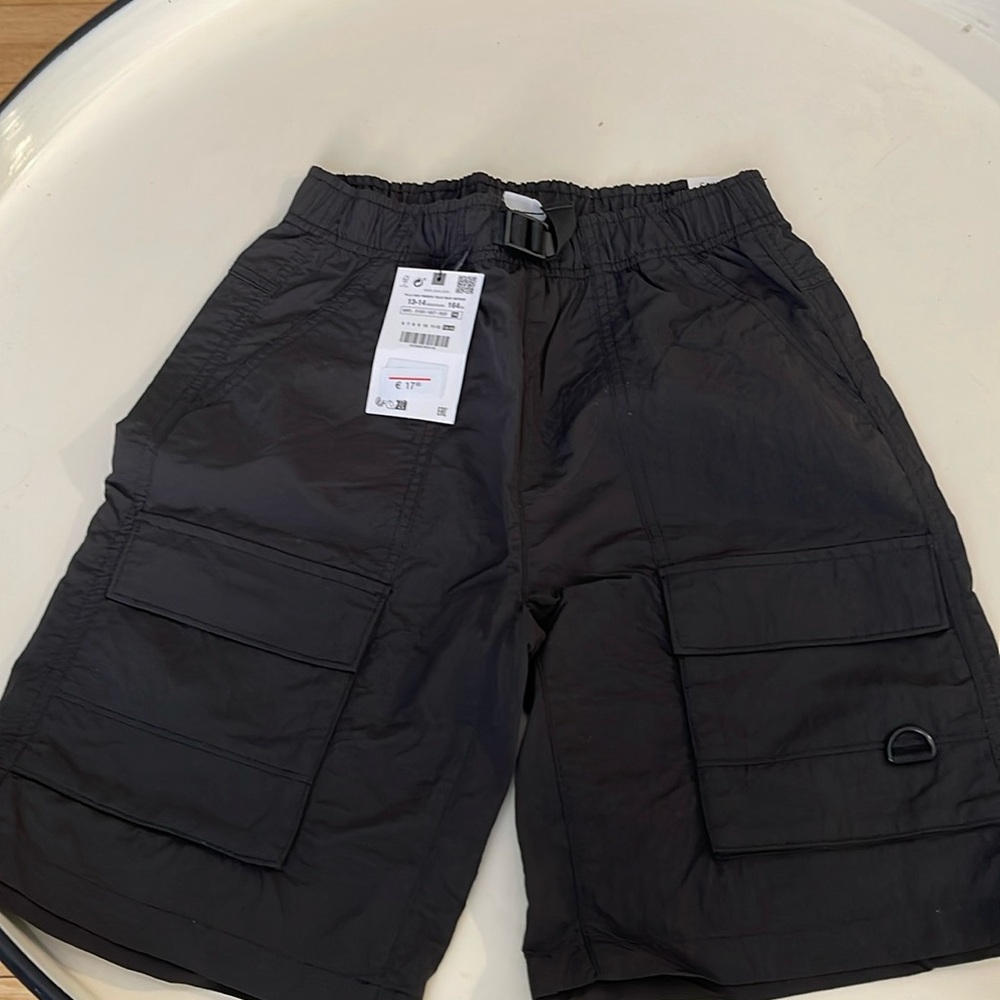 Black Zara boys cargo